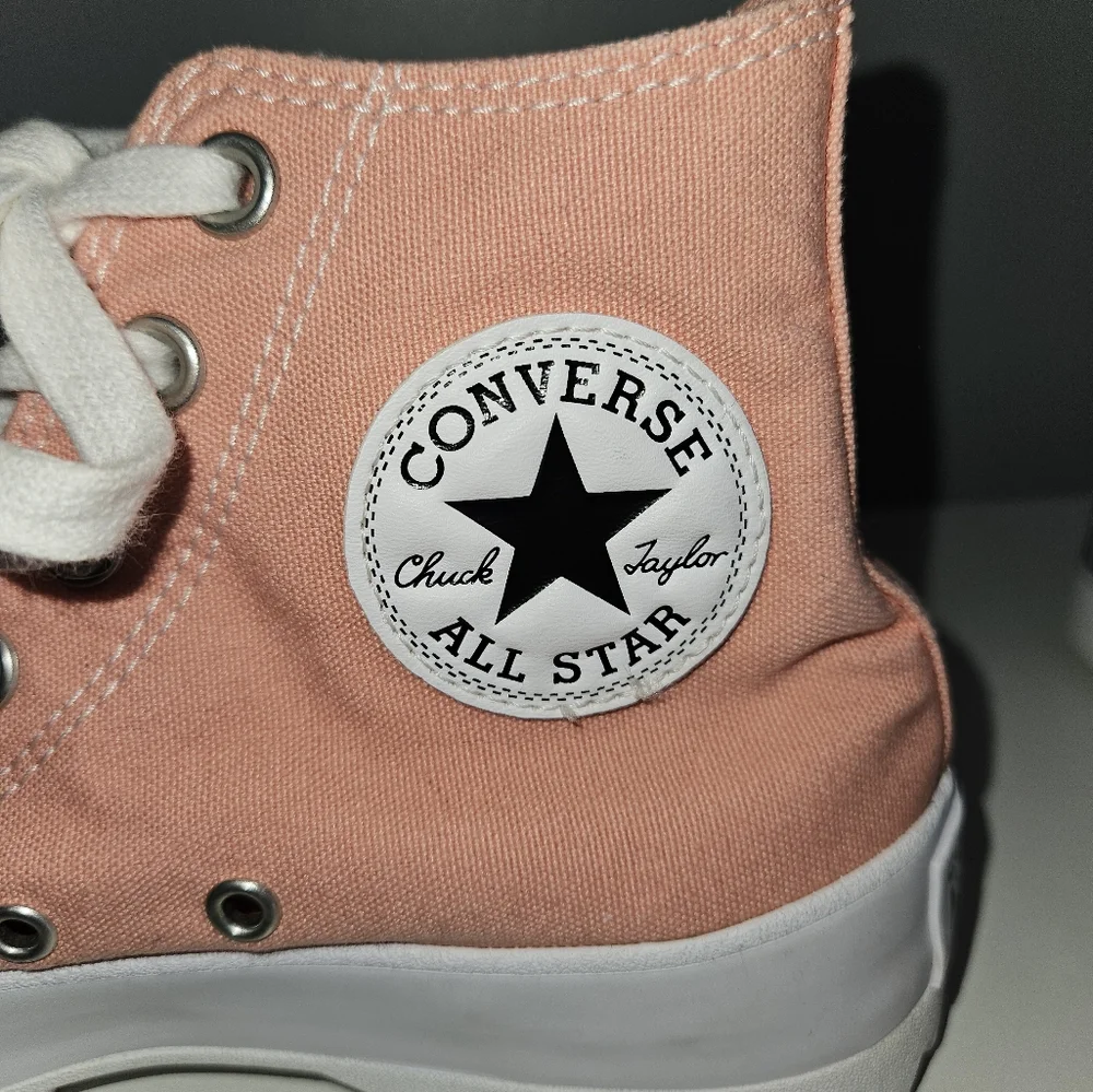 Converse Pink Chuck Taylor All Star Lugged Platform Sneaker - Size 6.5 - Picture 7 of 9